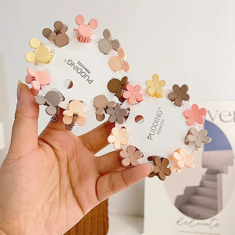 10PCS Cute Star Butterfly Candy Small Hair Clips