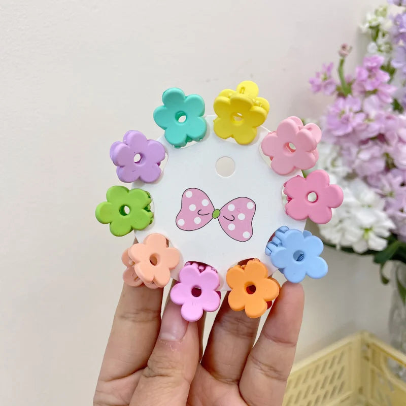 10PCS Cute Star Butterfly Candy Small Hair Clips