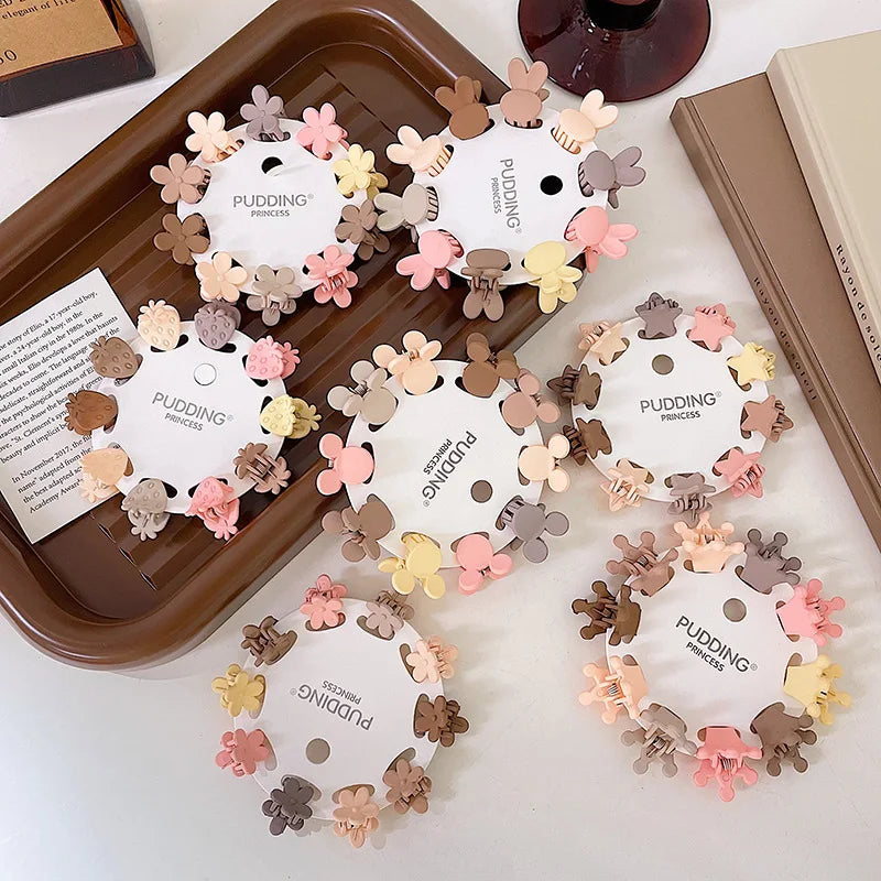 10PCS Cute Star Butterfly Candy Small Hair Clips