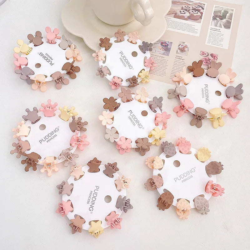 10PCS Cute Star Butterfly Candy Small Hair Clips