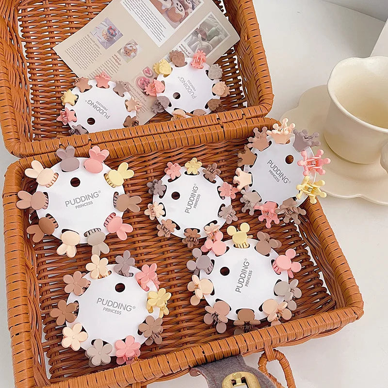 10PCS Cute Star Butterfly Candy Small Hair Clips